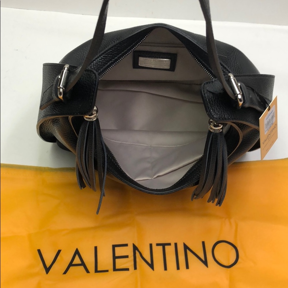 Valentino Bags By Mario Valentino Black Hobo New - Picture 8 of 8
